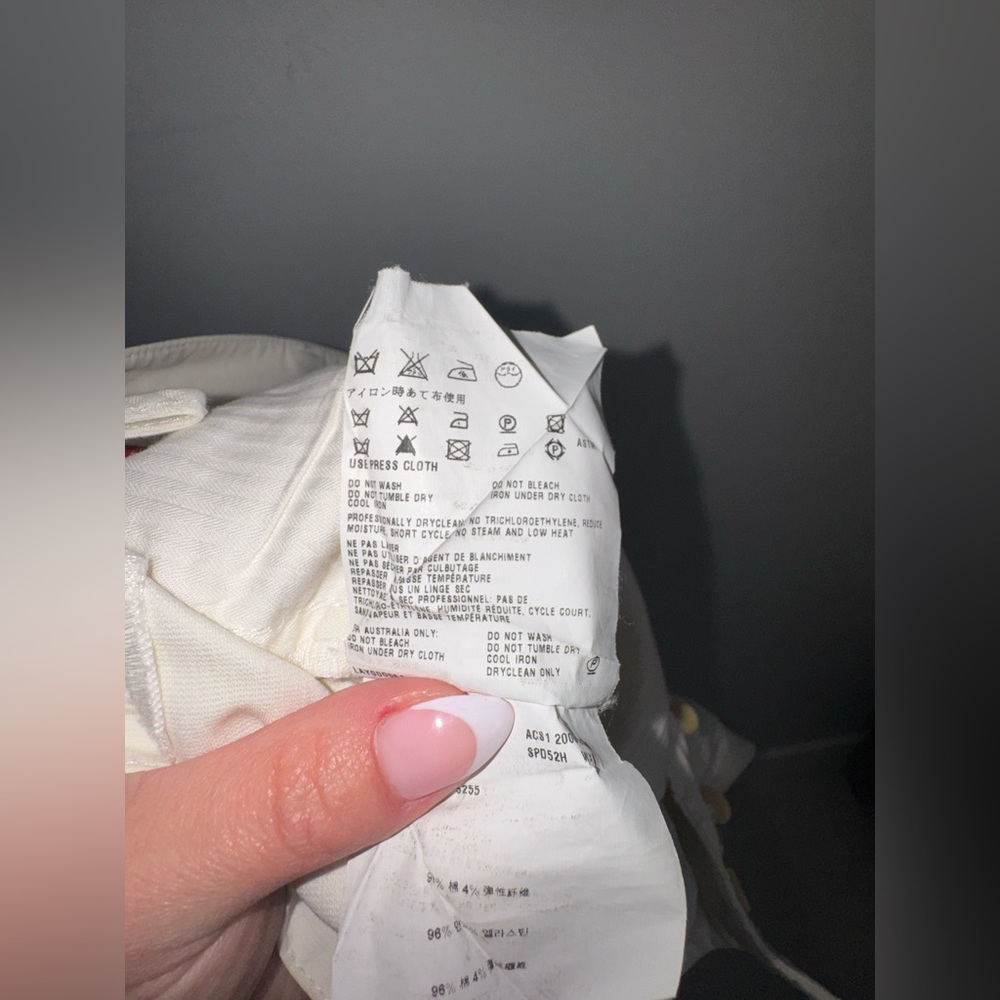 Prada Trousers in Off White/ Size EU 46/US 10 - Picture 9 of 11